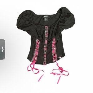 Monster High Lace up Corset Top like new ! Size Small